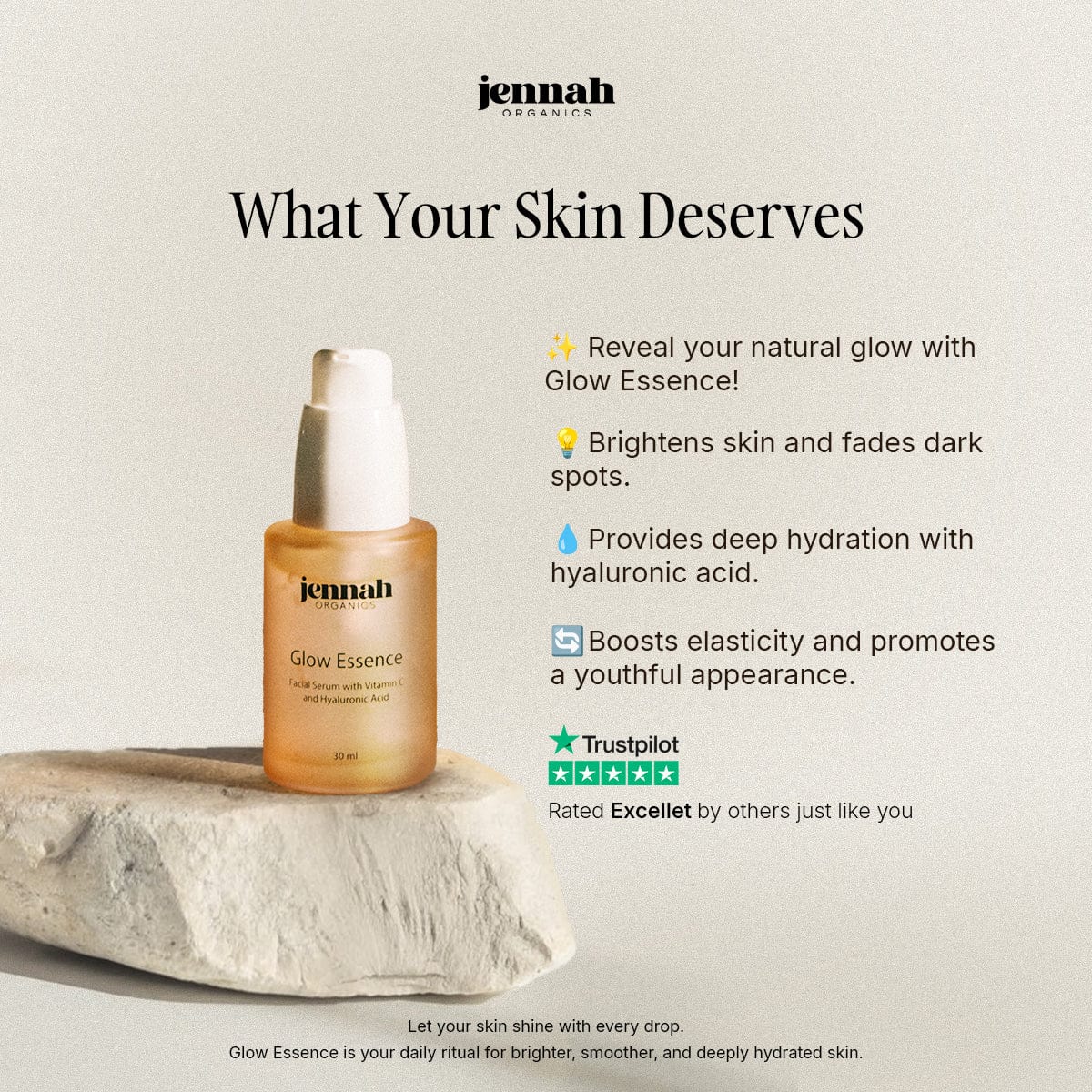 Glow Essence - Glowing Facial Serum with Vitamin C